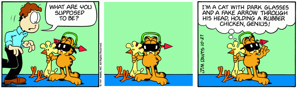 Garfield, October 27, 1997