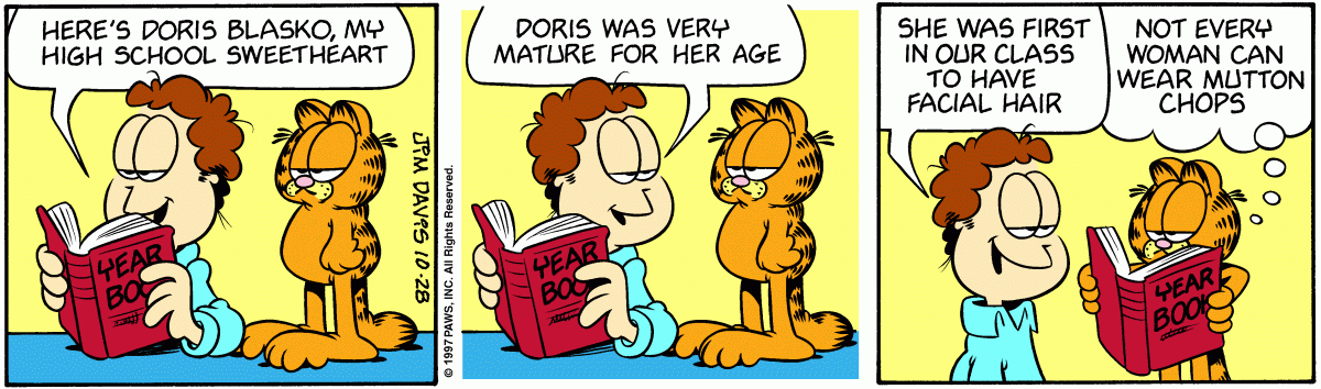 Garfield, October 28, 1997