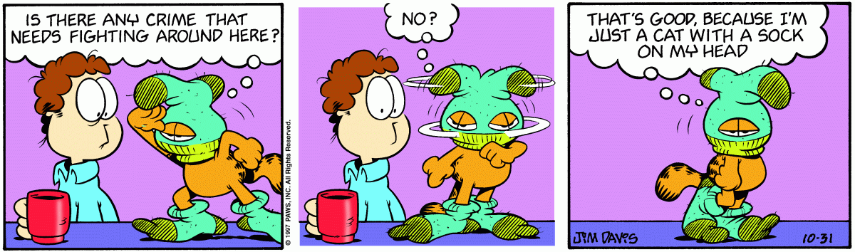 Garfield, October 31, 1997