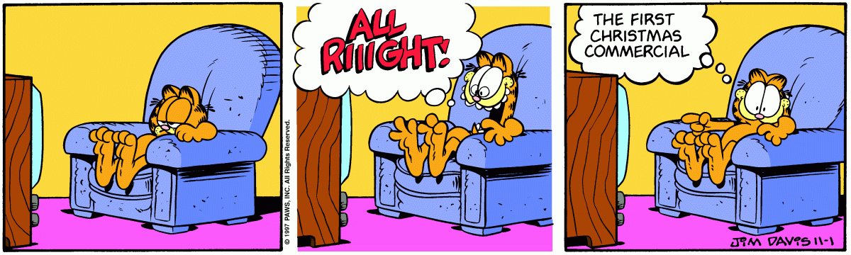 Garfield, November 1, 1997