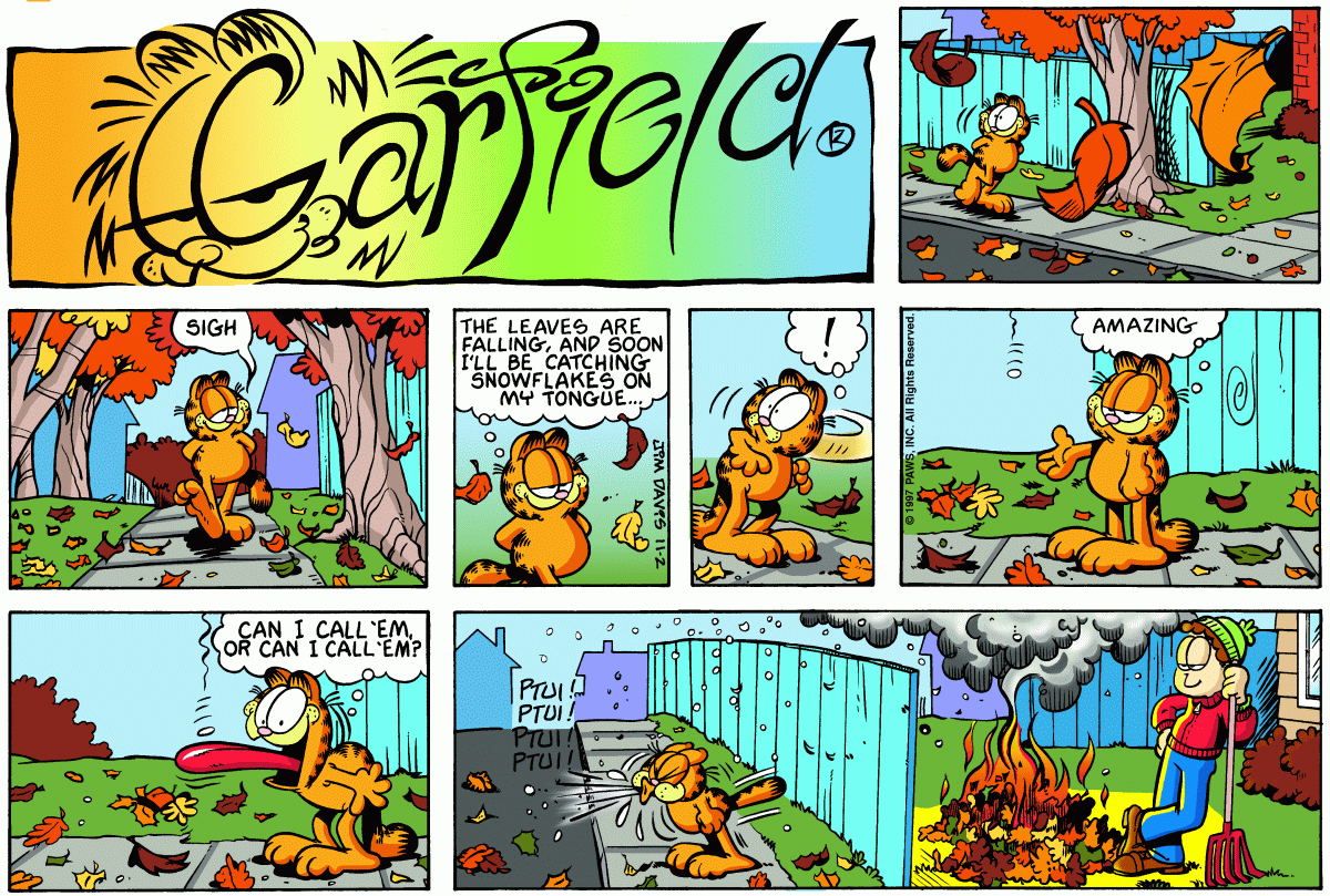 Garfield, November 2, 1997