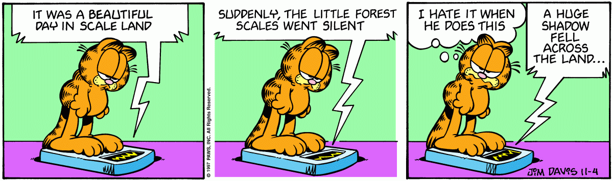 Garfield, November 4, 1997