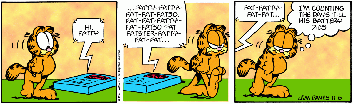 Garfield, November 6, 1997