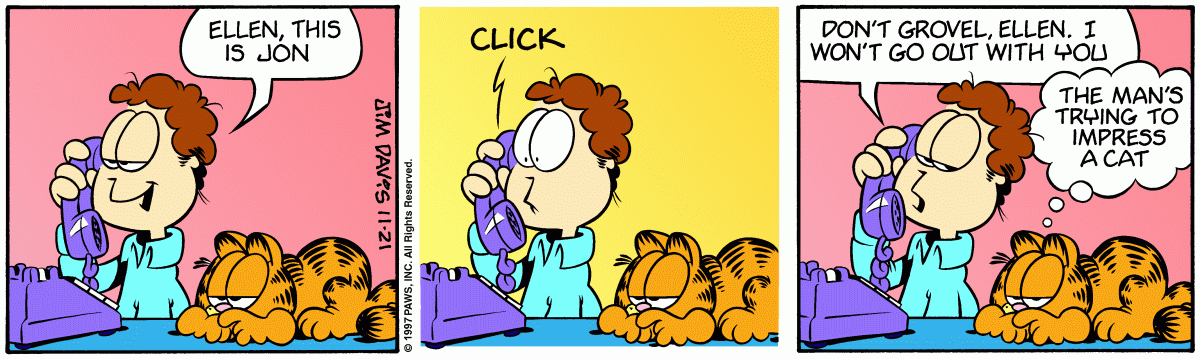 Garfield, November 21, 1997