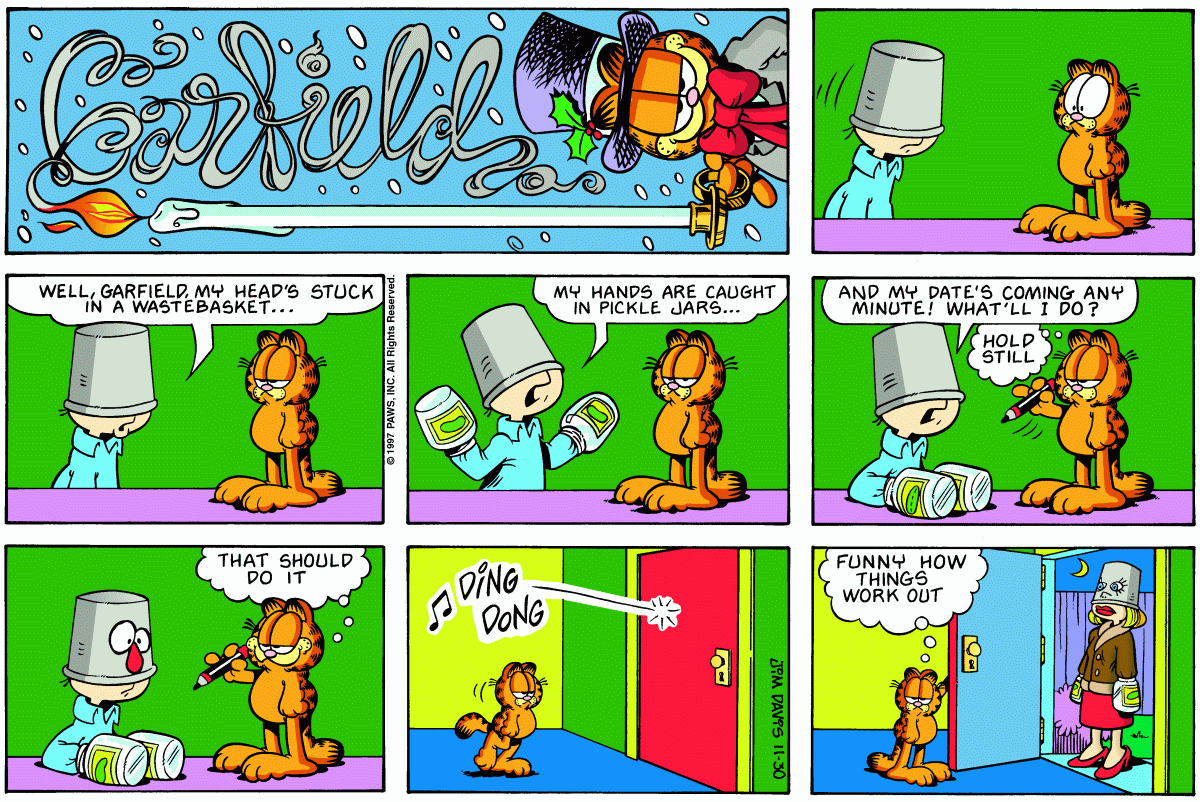 Garfield, November 30, 1997