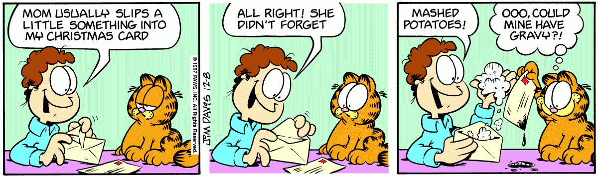 Garfield, December 8, 1997