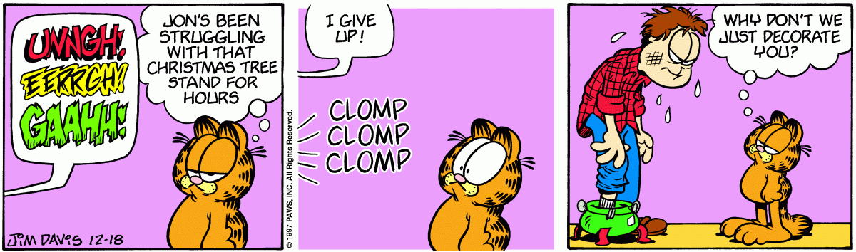 Garfield, December 18, 1997