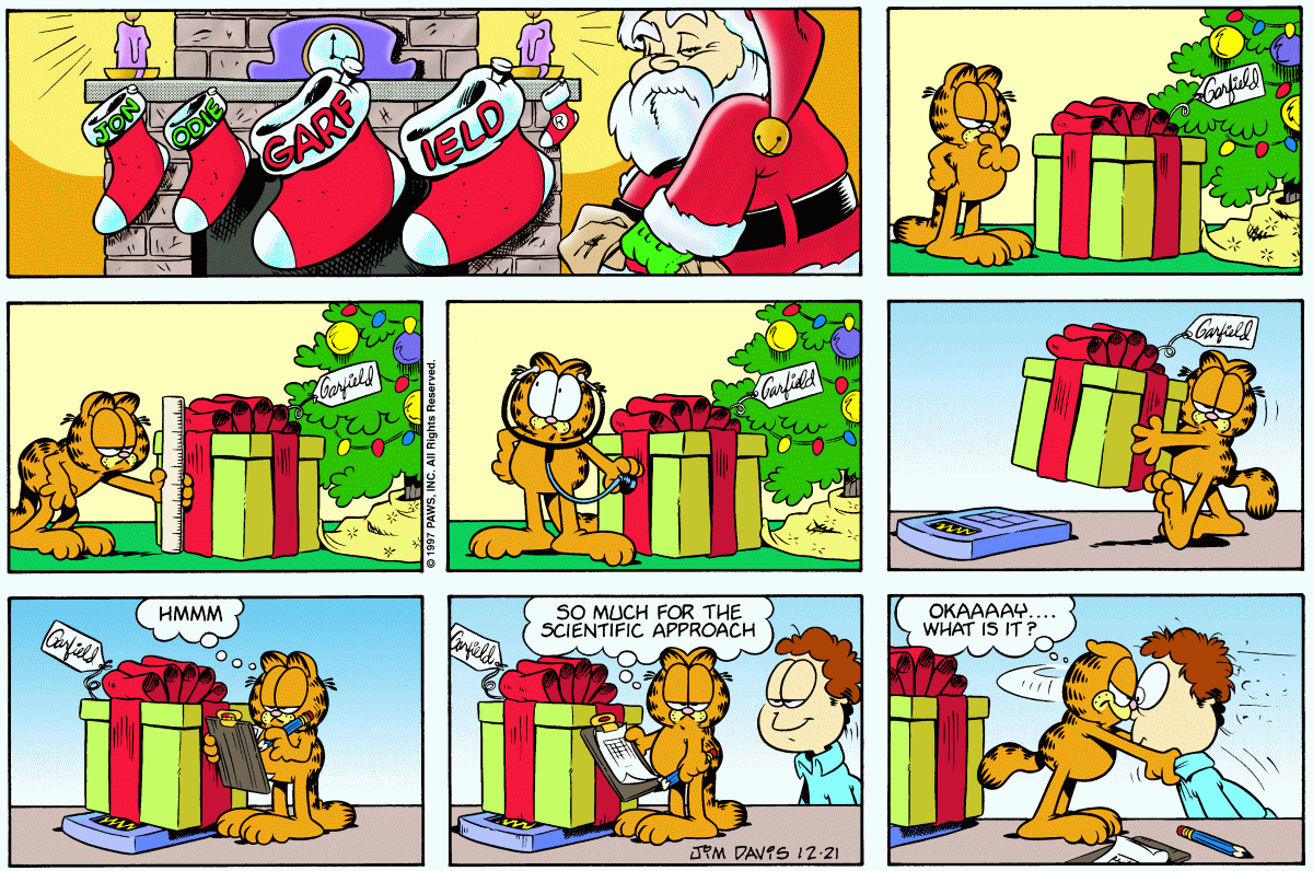 Garfield, December 21, 1997