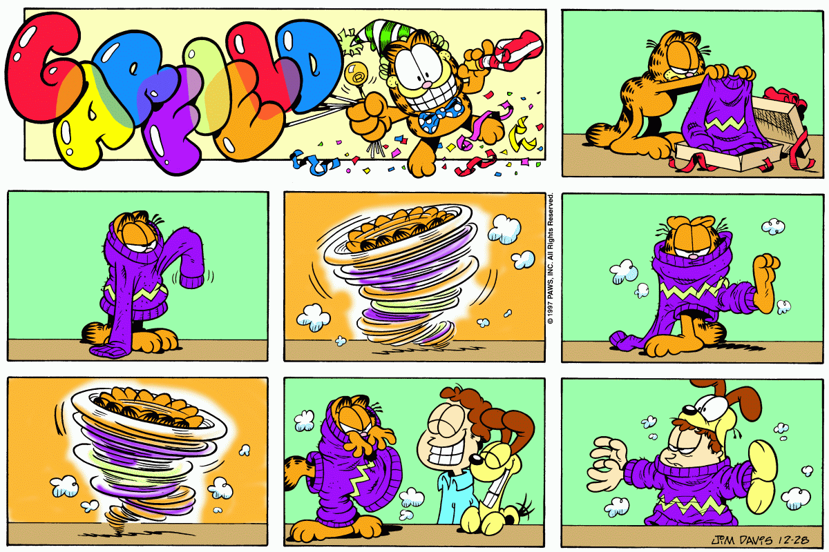 Garfield, December 28, 1997
