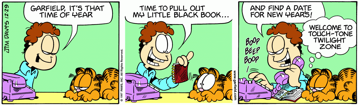 Garfield, December 29, 1997