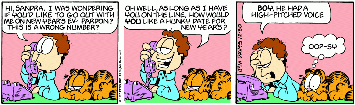 Garfield, December 30, 1997