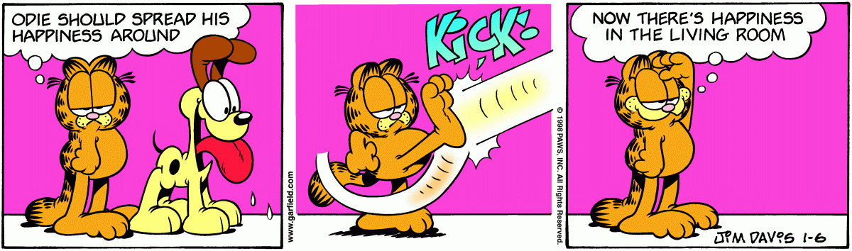 Garfield, January 6, 1998