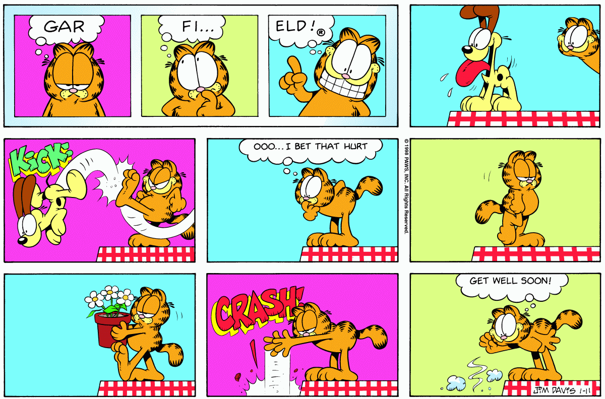 Garfield, January 11, 1998