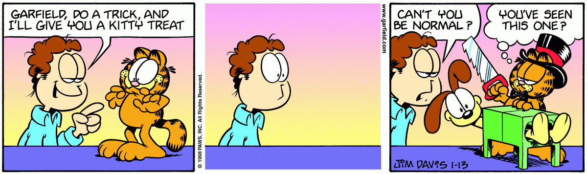 Garfield, January 13, 1998