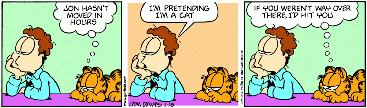 Garfield, January 16, 1998