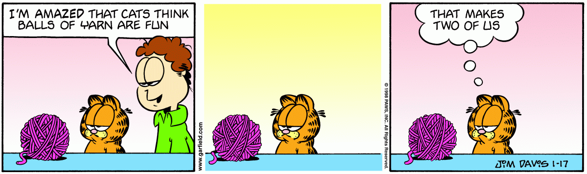 Garfield, January 17, 1998