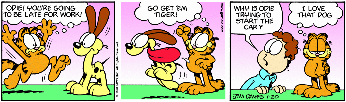 Garfield, January 20, 1998