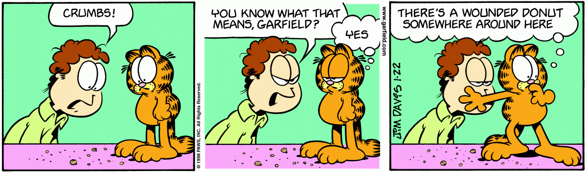 Garfield, January 22, 1998
