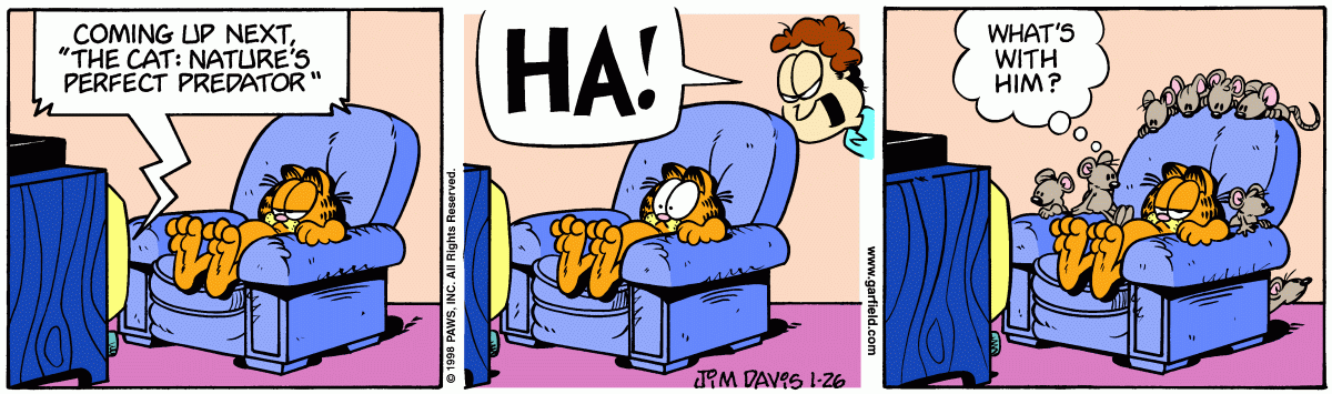 Garfield, January 26, 1998