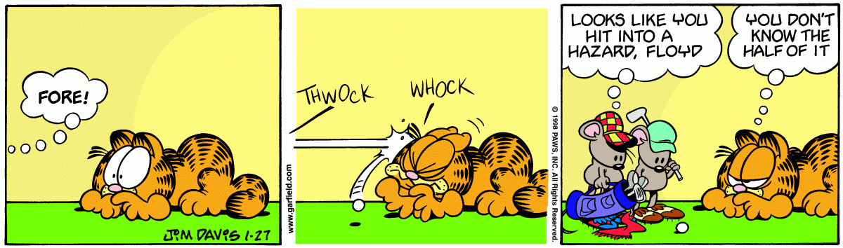 Garfield, January 27, 1998