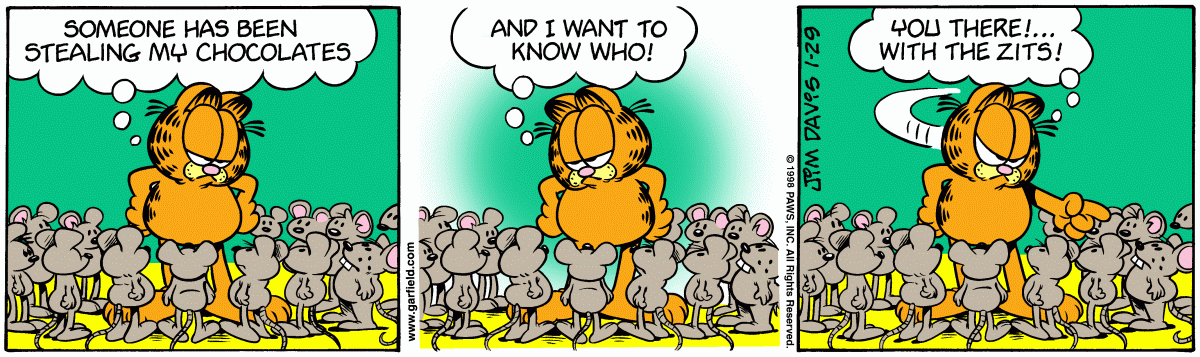 Garfield, January 29, 1998