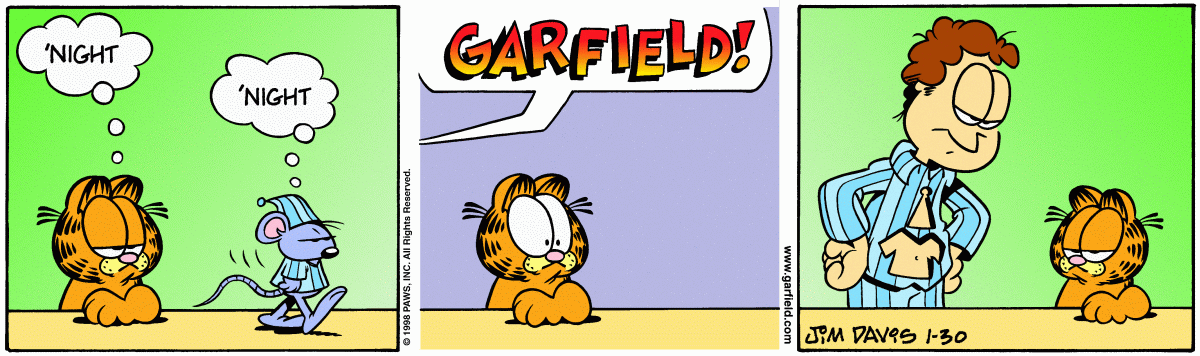 Garfield, January 30, 1998