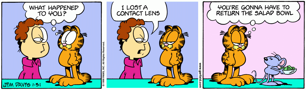 Garfield, January 31, 1998