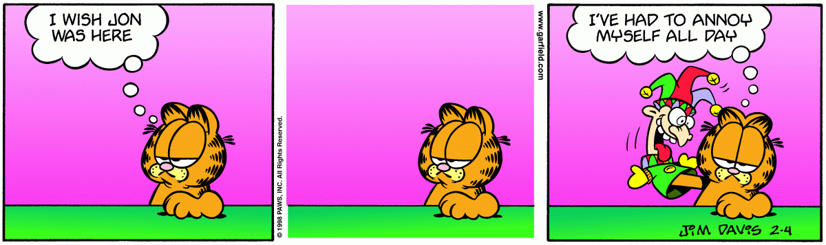 Garfield, February 4, 1998