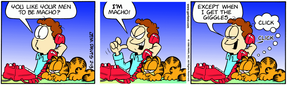 Garfield, February 13, 1998