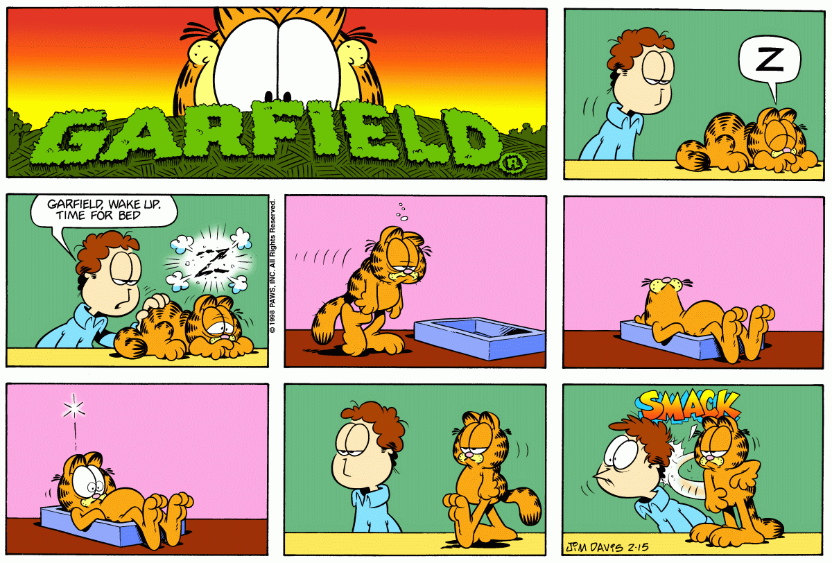 Garfield, February 15, 1998