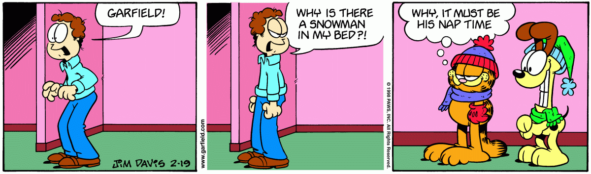 Garfield, February 19, 1998