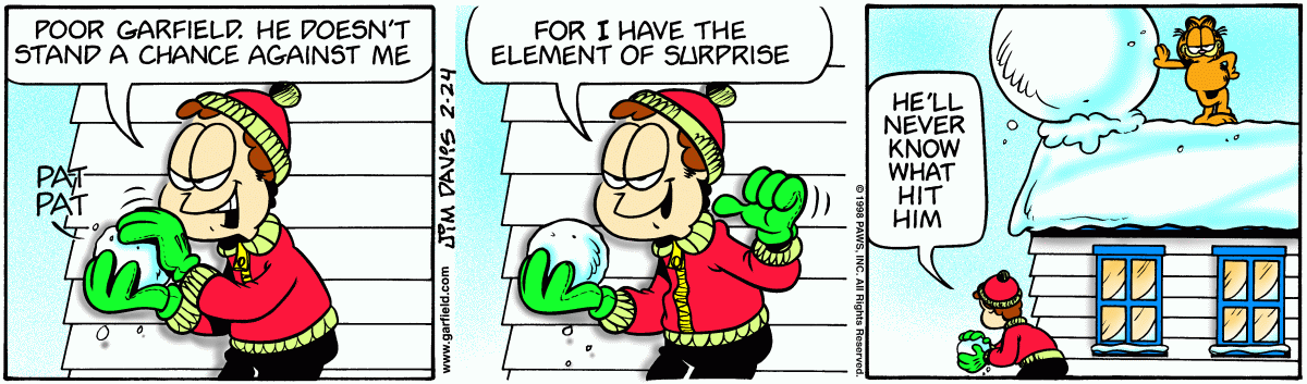 Garfield, February 24, 1998