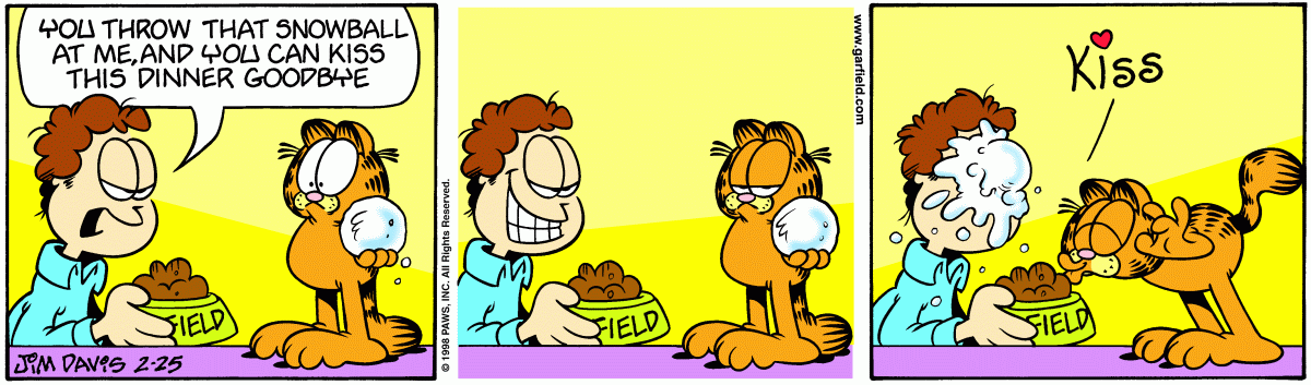 Garfield, February 25, 1998