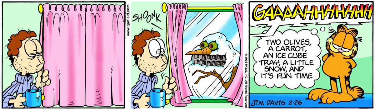 Garfield, February 26, 1998