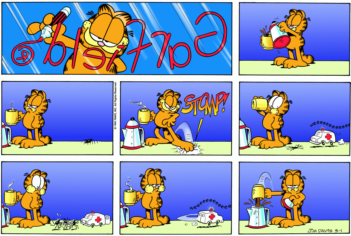 Garfield, March 1, 1998