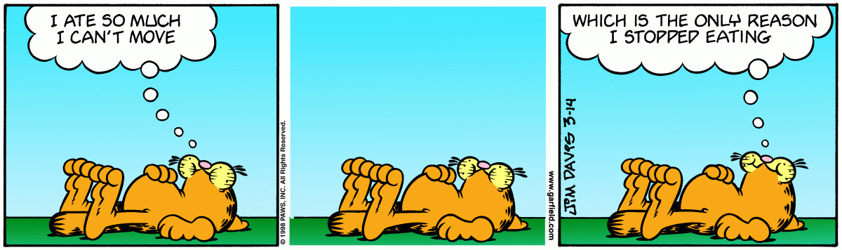 Garfield, March 14, 1998