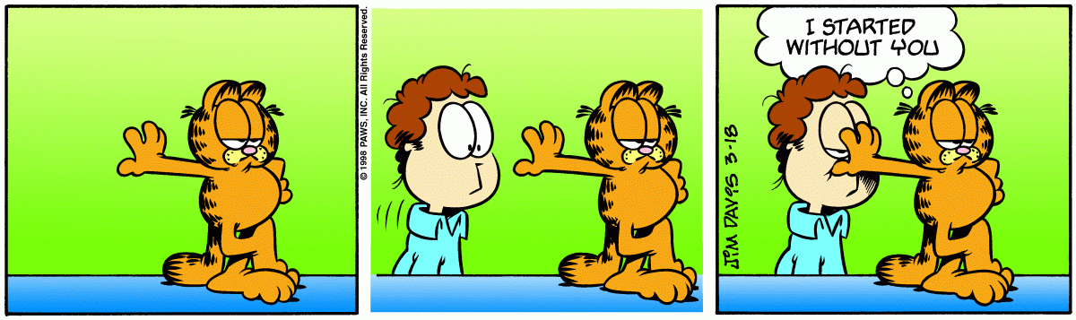 Garfield, March 18, 1998
