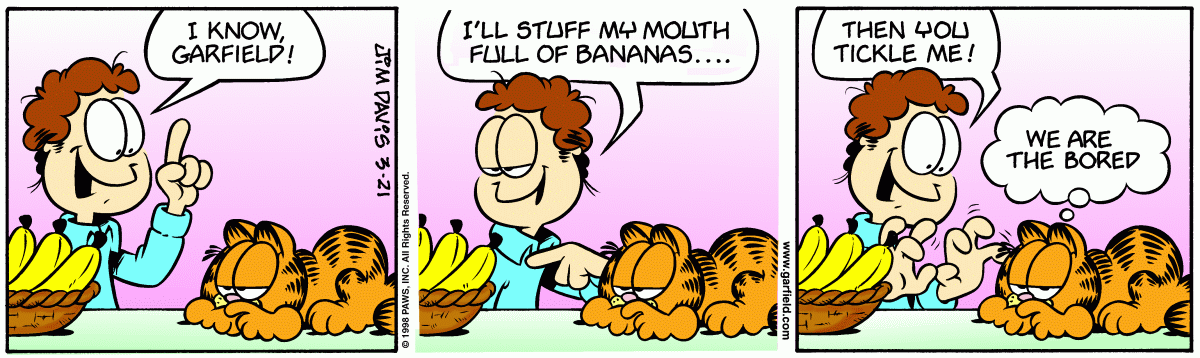 Garfield, March 21, 1998