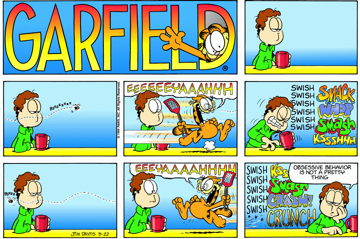 Garfield, March 22, 1998