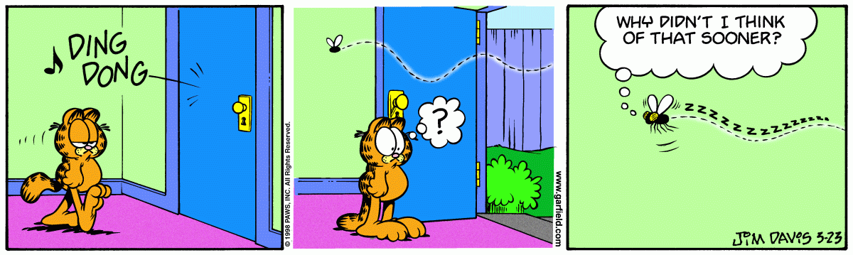 Garfield, March 23, 1998