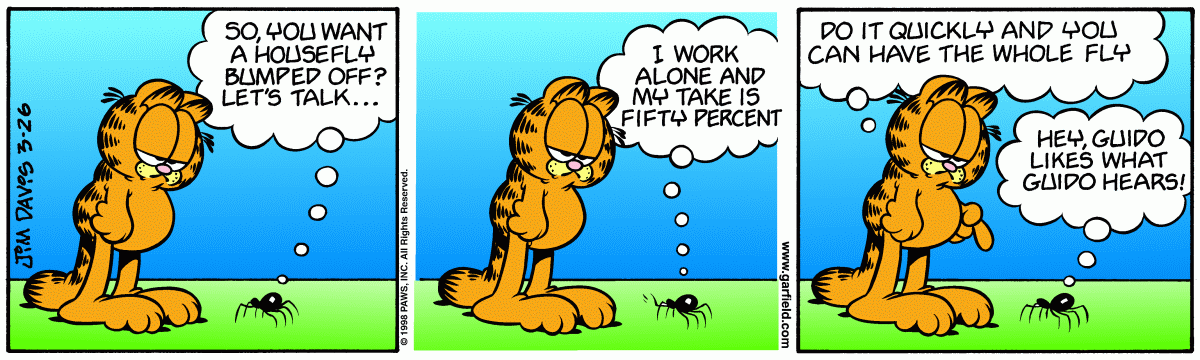 Garfield, March 26, 1998