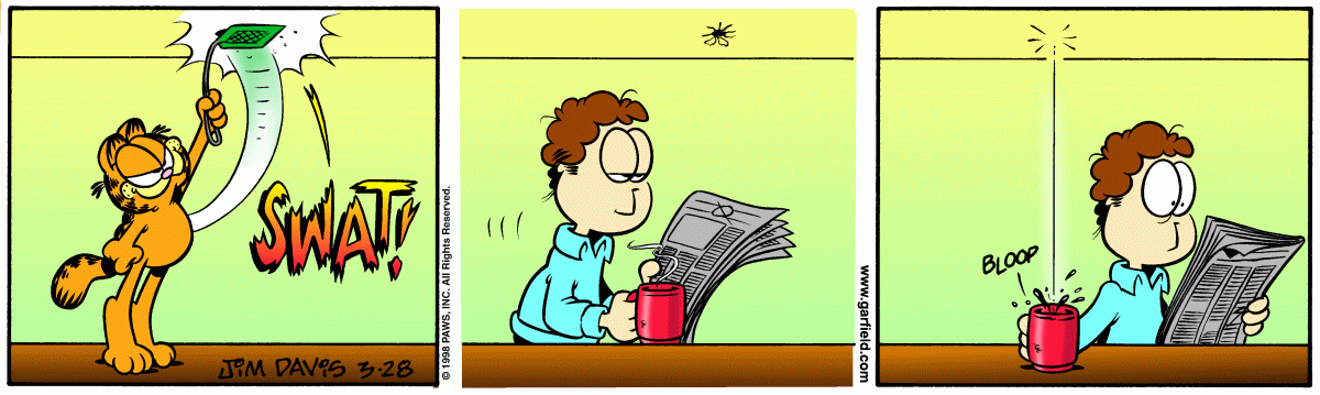 Garfield, March 28, 1998