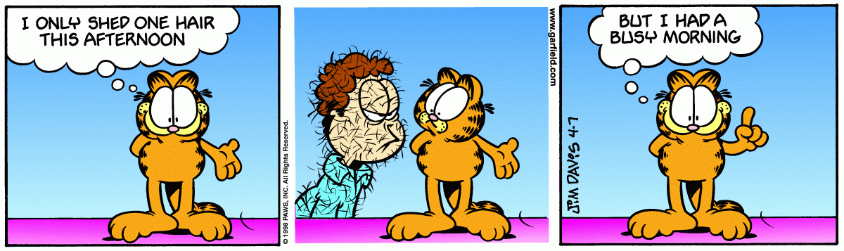 Garfield, April 7, 1998