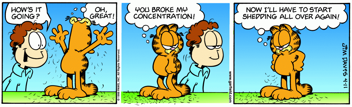 Garfield, April 11, 1998