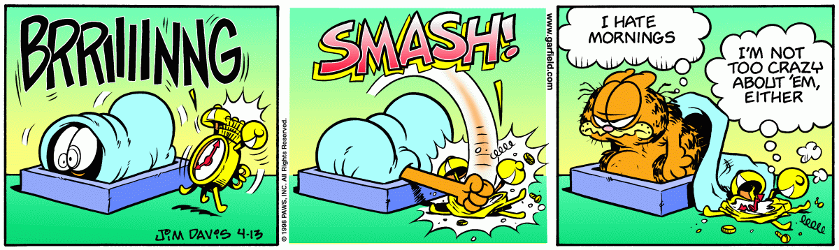 Garfield, April 13, 1998