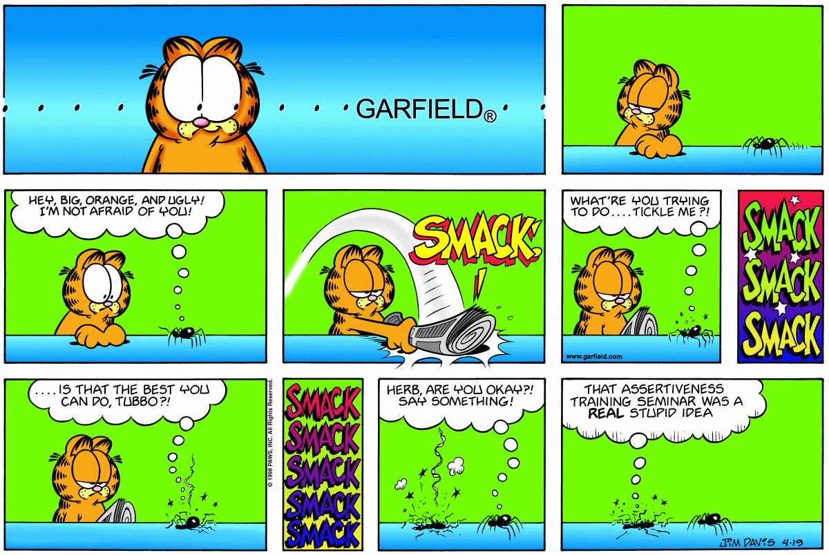 Garfield, April 19, 1998