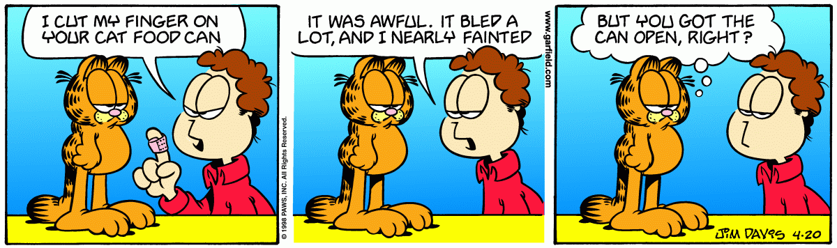 Garfield, April 20, 1998