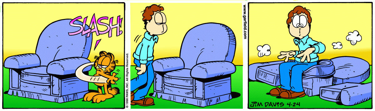 Garfield, April 24, 1998