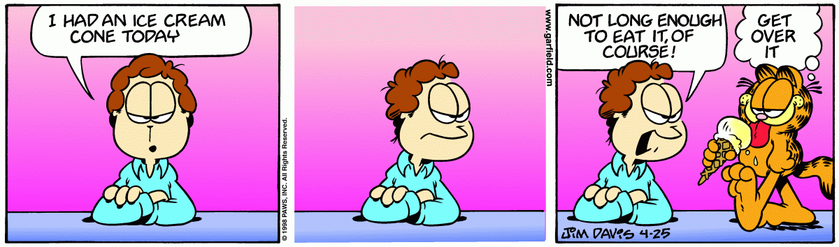 Garfield, April 25, 1998