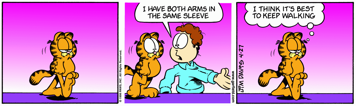 Garfield, April 27, 1998